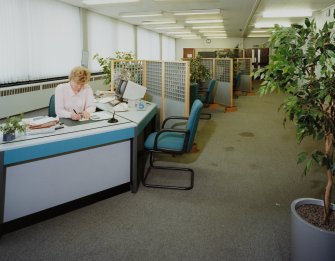 Interior.
View of interview area.