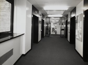 Interior.
View of 17th floor lift hall.