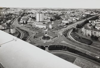 Aerial view from Centre One tower looking SW.