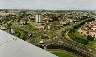 Aerial view from Centre One tower looking SW.