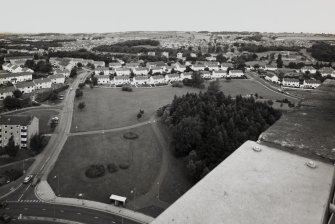 Aerial view from Centre One tower looking NW.