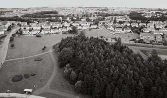 Aerial view from Centre One tower looking NW.