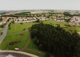 Aerial view from Centre One tower looking NW.