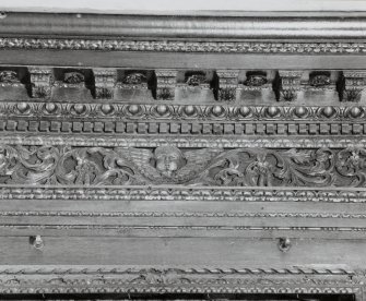 Strathleven House, interior.
Detail of frieze in West room (dining room?).