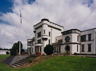 View of lodge from South West