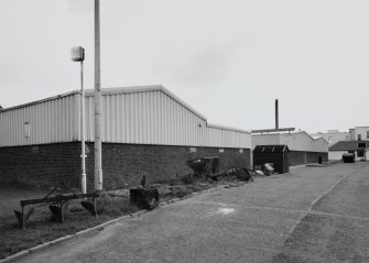 View of worksheds from West North West