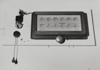 Interior.
Detail of bell system.