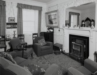 Interior. View of first floor drawing room from North