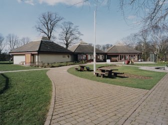 View of exhibition buildings