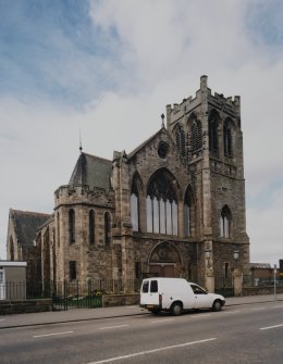 View of entrance front from E