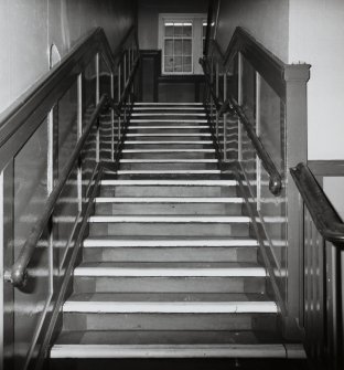 Access stair to W gallery, detail