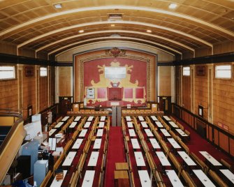 View of auditorium from S
