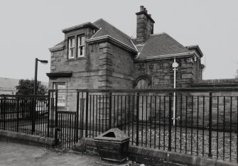 View of lodge from NE