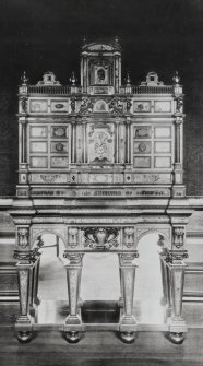 Interior.
View of Italian cabinet in state room.