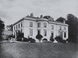 Photographic copy of historic photograph showing general view.
