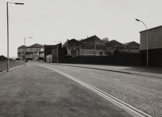 General view from W of W part of works, containing Light and Medium Machine Shops, photographed 10 August 1993