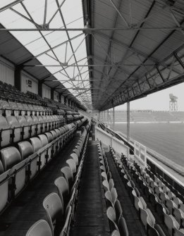 View of S stand and seating from ESE