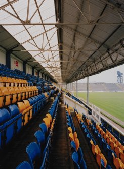 View of S stand and seating from ESE