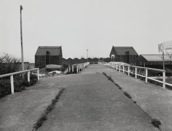 View of W terracing access ramp from SSW