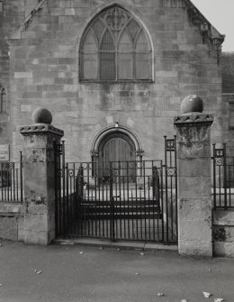 Detail of NE gates and railings