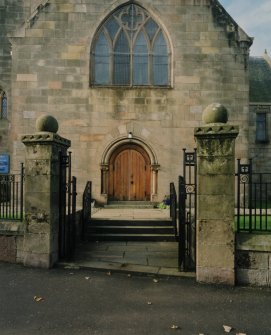 Detail of NE gates and railings