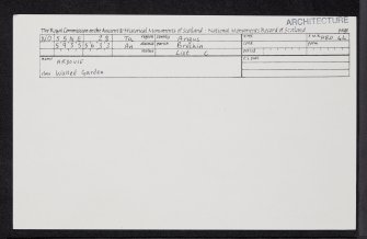 Ardovie, NO55NE 28, Ordnance Survey index card, Recto