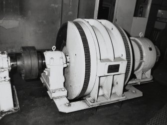 Detail of alternator.