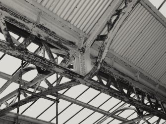 Interior.
Detail of canopy steel work.