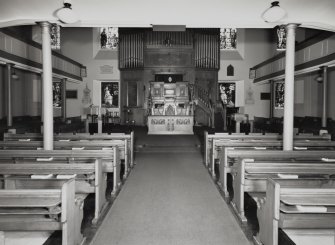 Interior.
View from East.