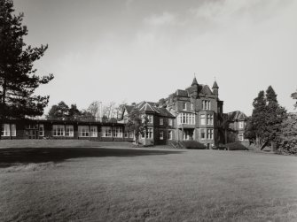 View of central block from S.