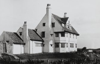 Photographic view of rear elevation.