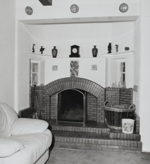 First floor, drawing room, fireplace
