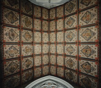 Interior.
View of chancel ceiling.