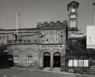 View from S of main entrance.