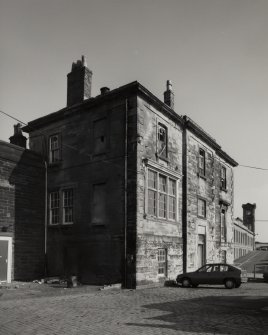 View from W of old station.