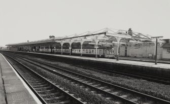 View from NW of Platforms 1-3.