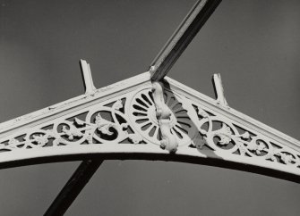 Detail of canopy support.