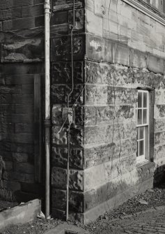 Detail of stonework at old station.