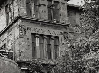 Detail of window in Nurses' Residence.