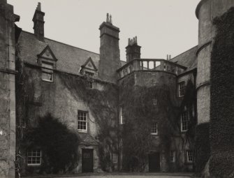 Cessnock Castle. View of entrance from North-West.