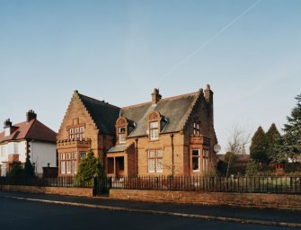 General view of villa from SE