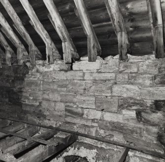 Interior.
View of wallhead in attic.