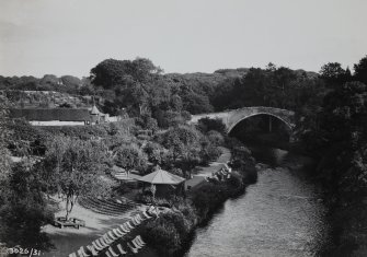 View of Brig O'Doon bridge, Ayr, from North.