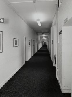 Main Block. Interior. View of corridor