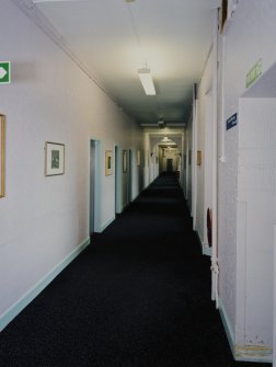 Main Block. Interior. View of corridor