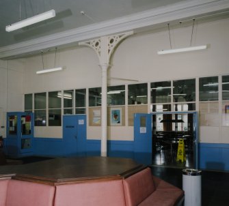 Interior. View of Recreation Hall from Smoking room