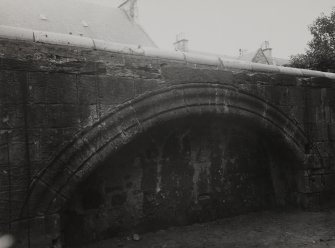 Ayr citadel. Entrance arch in lane off Citadel Place.