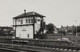 View of Ayr no. 2 signal box from NE.