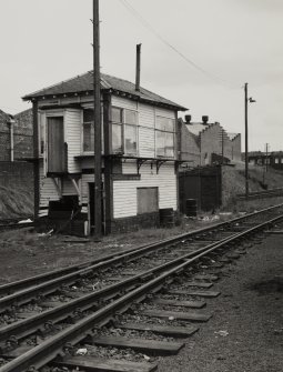 View of Blackhouse signal box from SW.