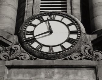Steeple, view of clock